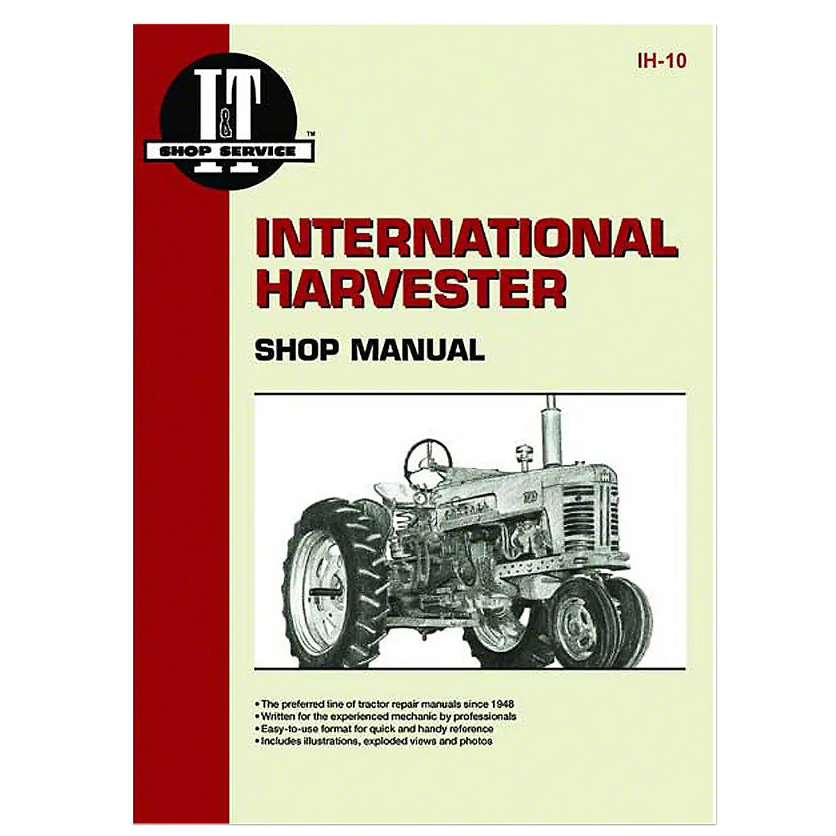 I&T Shop Service Manual For International Tractor | 300, 350, 400, 450 1