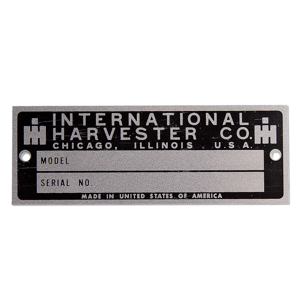 Serial Number Tag Fits International Tractor | Replaces 2751322R1 1