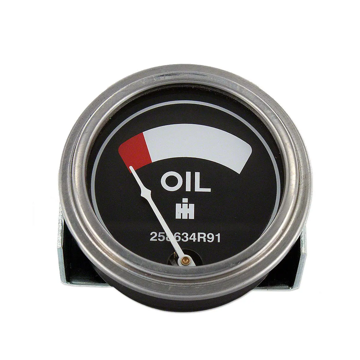 258634R91 Oil Pressure Gauge 0 45 Psi Dash Mount International Tractor Md Mdv 1