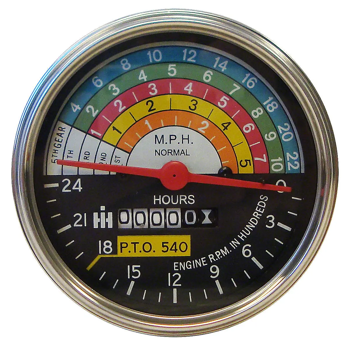 Tachometer Fits International Tractor 460 560 | Replaces 383092R91 383093R91 1