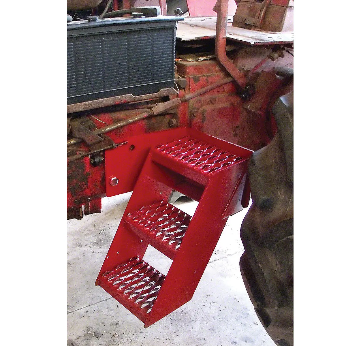 Lh Auxiliary Step Assembly Fits International 706 806 Tractor W/Out Cabs 1
