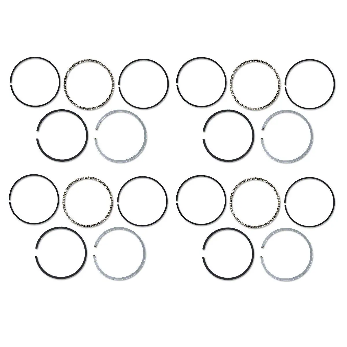 Piston Ring Set 4 Cyl 2.665" Bore Fits Farmall Cub 154 184 185 Tractor 364859R93 1