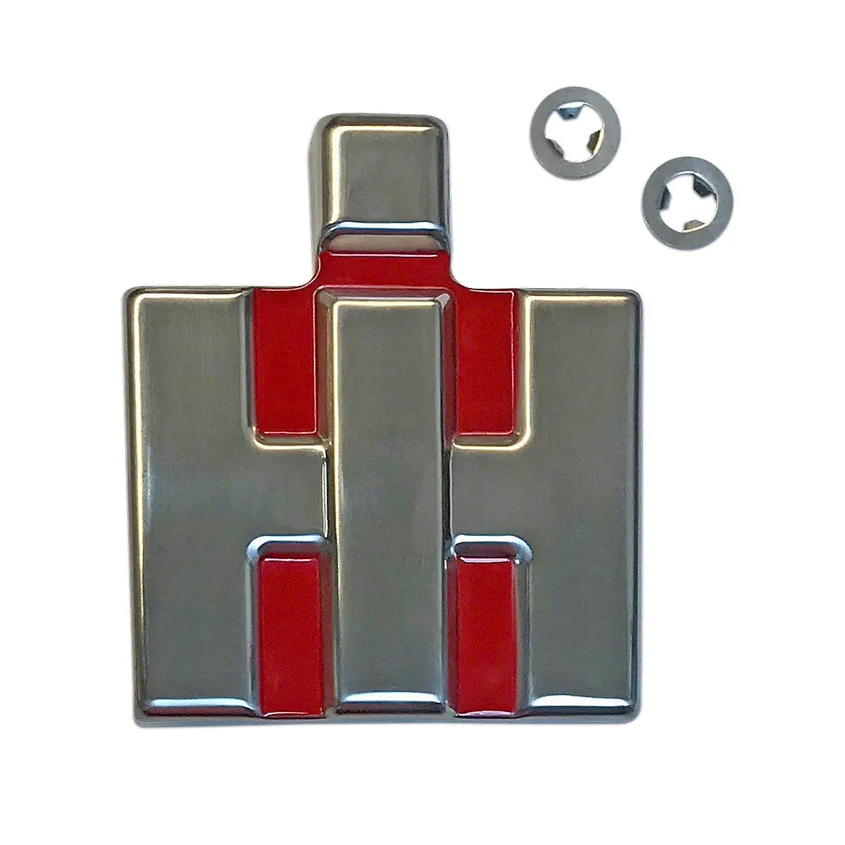 Front Emblem Fits International Tractor | Ih Block | Replaces 362397R2 365371R1 1