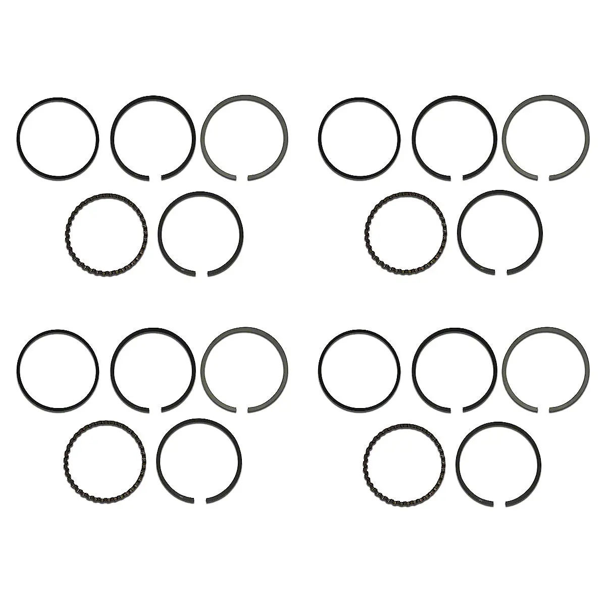 Piston Ring Set 4-Cyl Fits Farmall Tractor 130 140 200 230 240 Super A C | 1