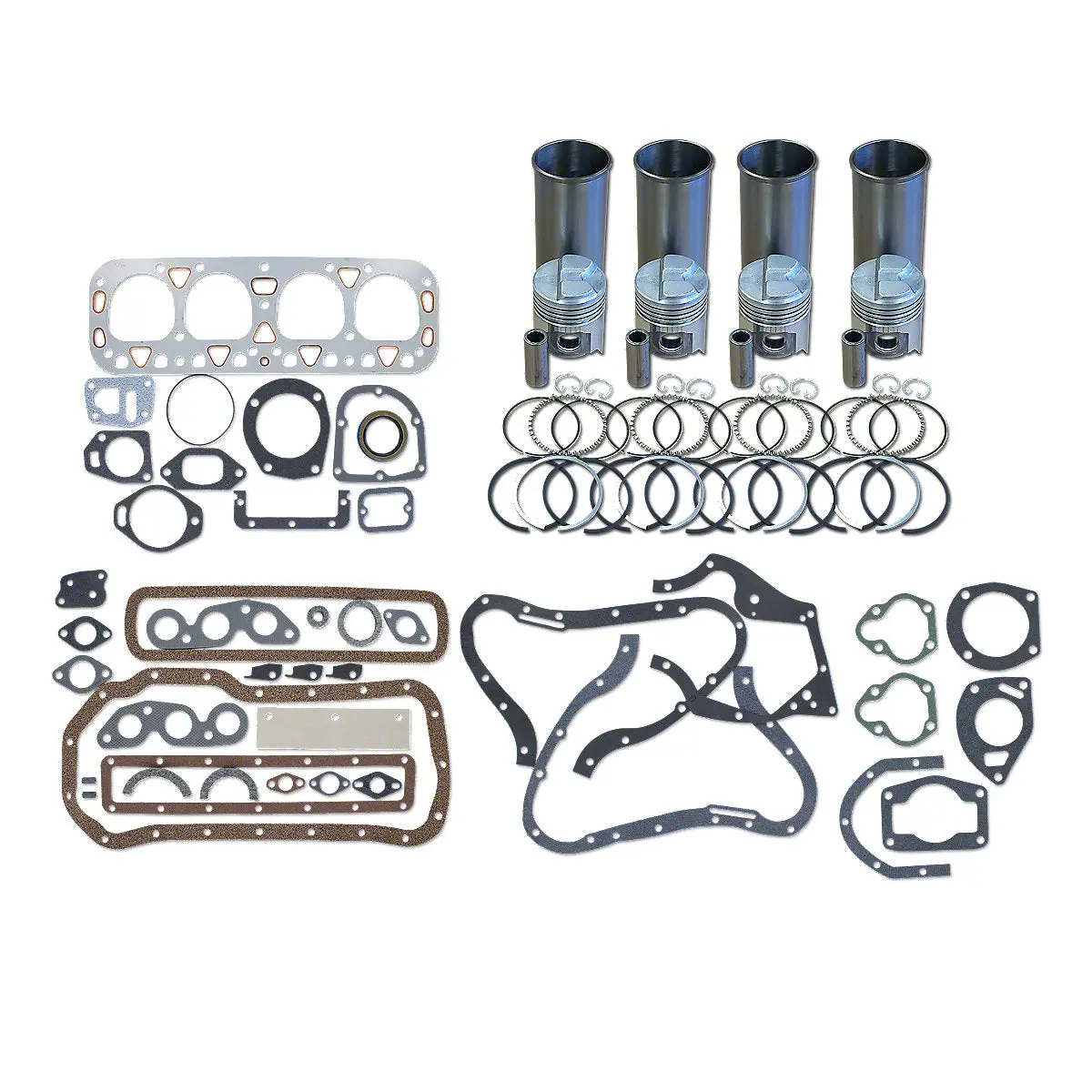 Base Engine Overhaul Kit Fits Farmall H Hv O4 W4 I4 Tractors 374312R93 354475R95 1