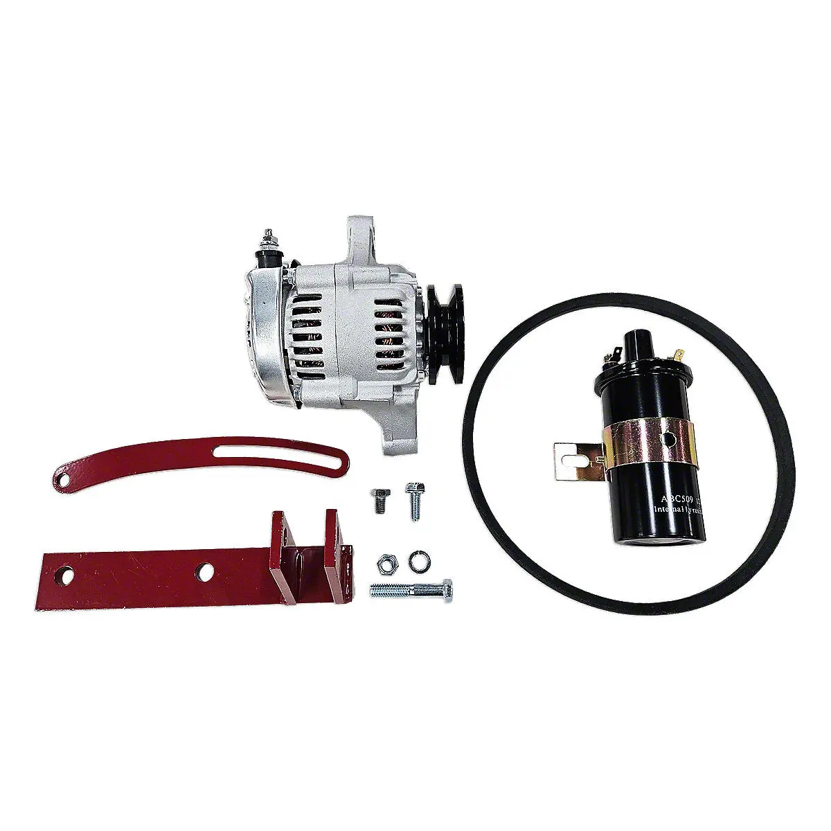 12V Mini Alternator Conversion Kit Fits Farmall H Hv Super H Tractor 1
