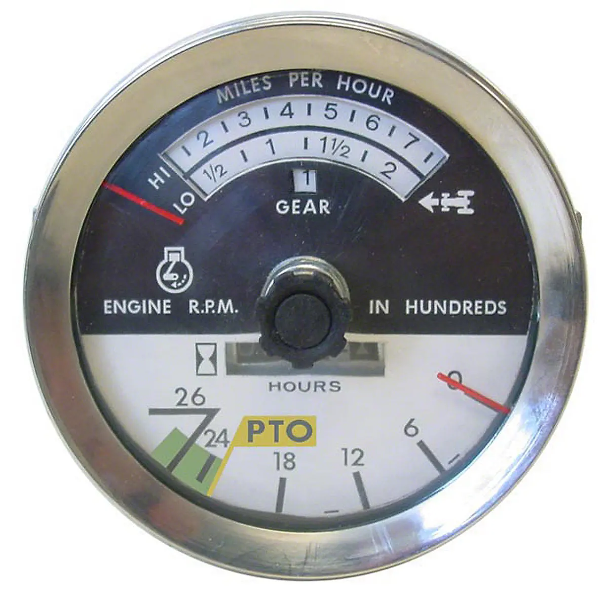 Tachometer W/ Knob-Fits International 766 786 886 986 1086 1486 Tractors 67679C2 1