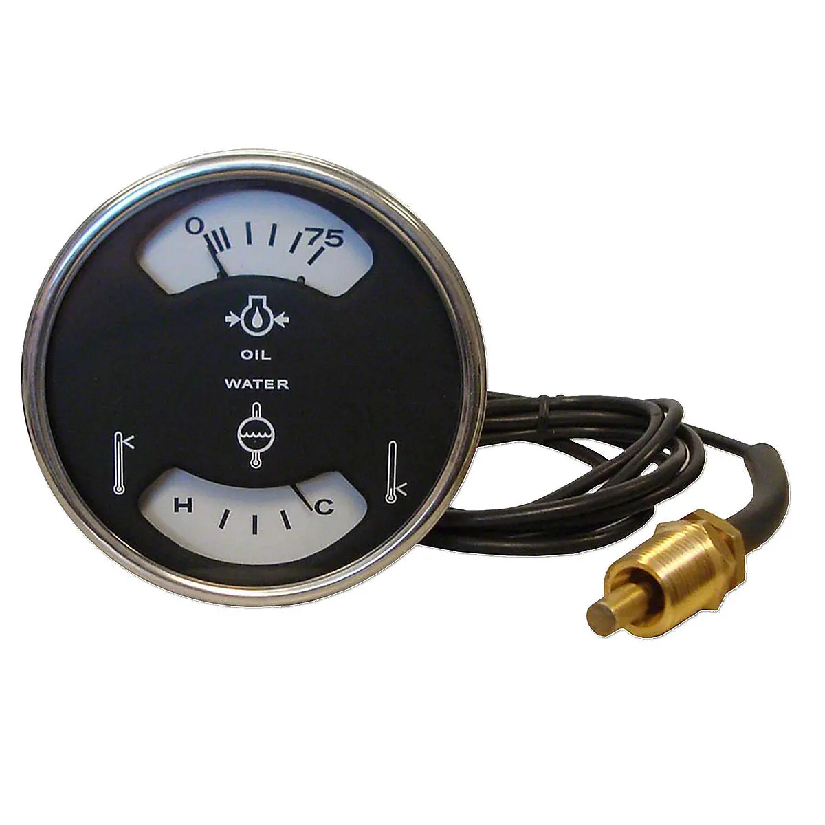 Cluster Gauge Assembly Fits International Tractor 766 966 1568 Oil Temperature 1
