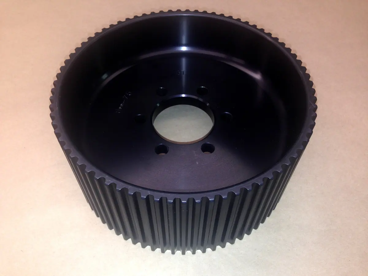8Mm 75 Tooth Center Flange Bottom Pulley 1