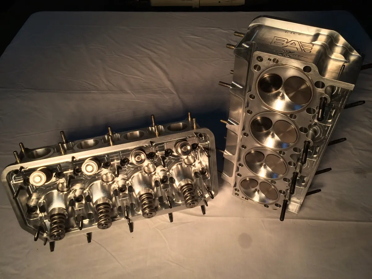 Bae 8X Cylinder Heads (Complete Pair) - New Old Stock 1