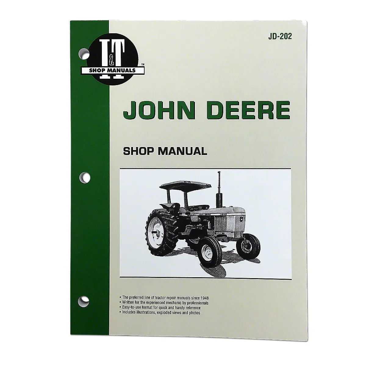 I&T Shop Service Manual For John Deere Tractor | 2040, 2240, 2440, 2510, 2520, 2630, 2640, 4040, 4240, 4440, 4640, 4840 1
