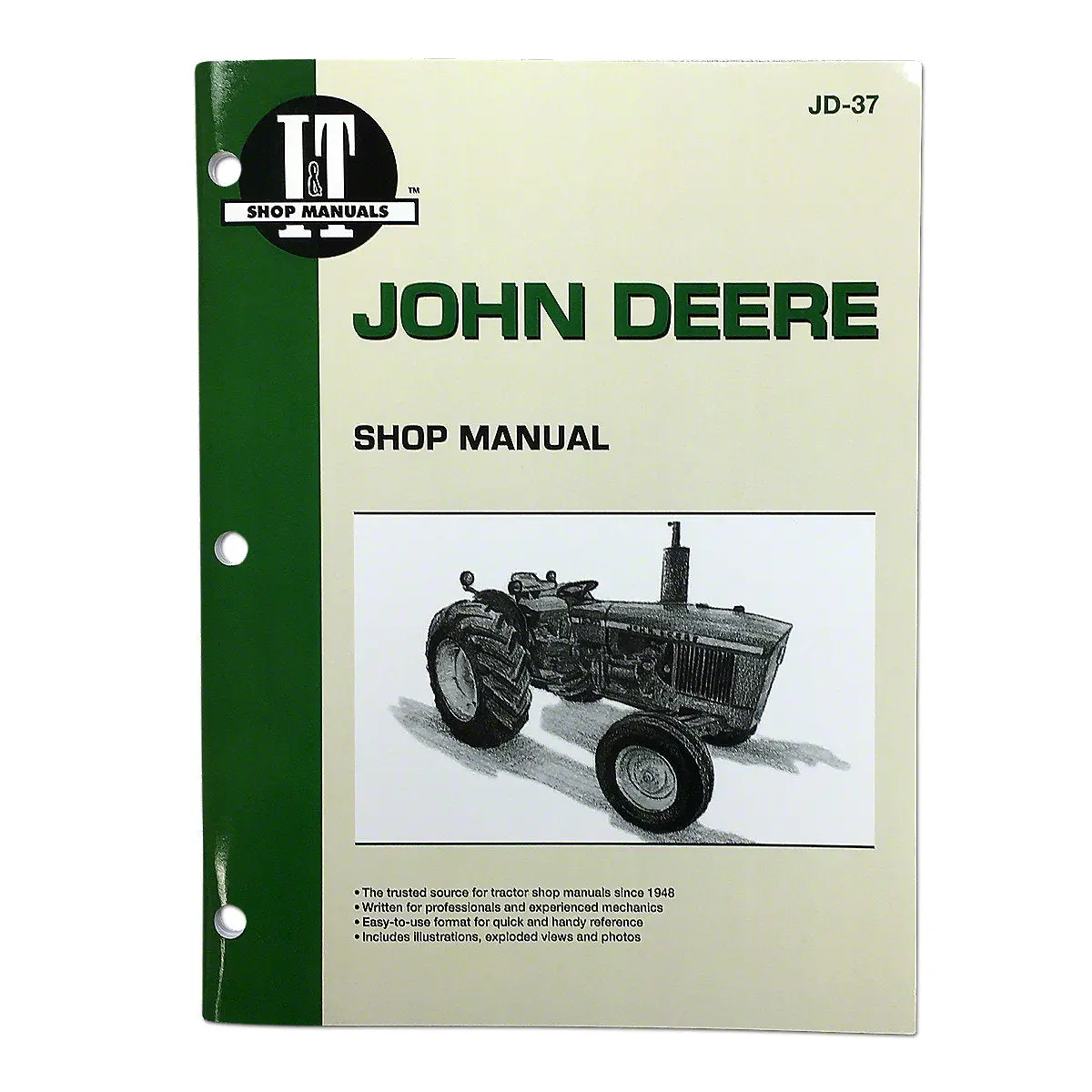 I&T Shop Service Manual For John Deere Tractors | 1020, 1520, 1530, 2020, 2030 1