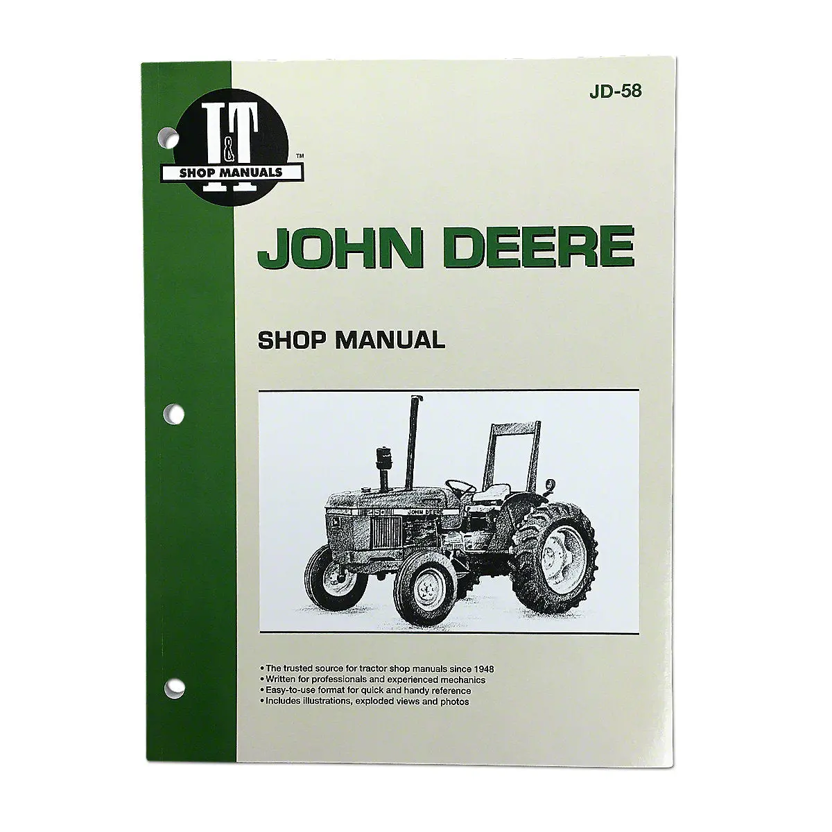 I&T Shop Service Manual For John Deere Tractors | 2150, 2155, 2255, 2350, 2355, 2355N, 2550, 2555 1