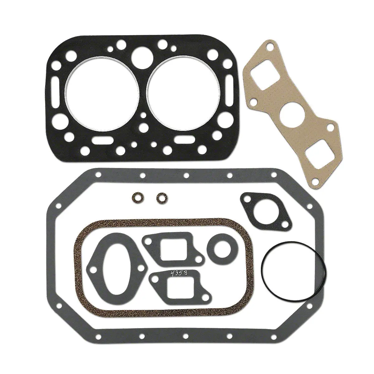 Cylinder Head  Gasket Set Fits John Deere M 40 320 330 Tractors Am808t Re527354 1