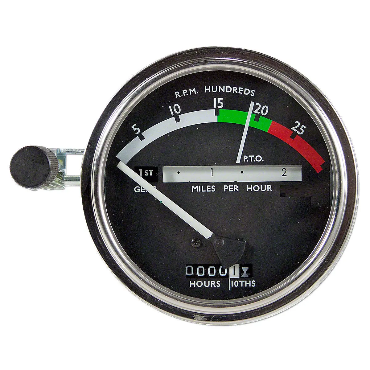 Tachometer W/ White Needle Fits John Deere 4000 4020 4520 4620 Tractors Ar32827 1