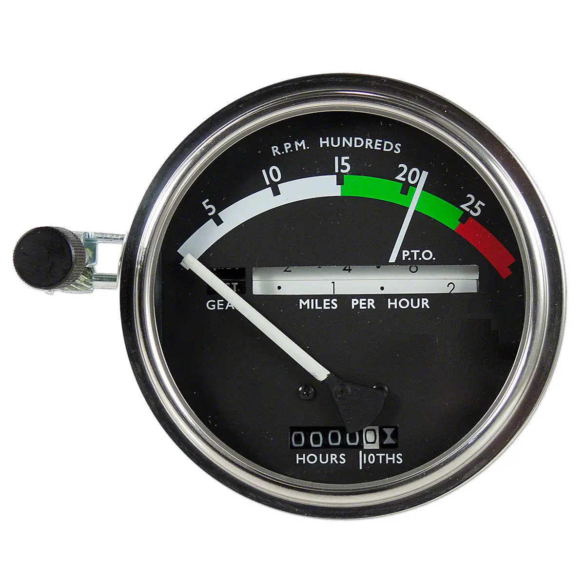 Tachometer W/ White Needle Fits John Deere 2510 2520 3020 4020 Tractors Ar50401 1