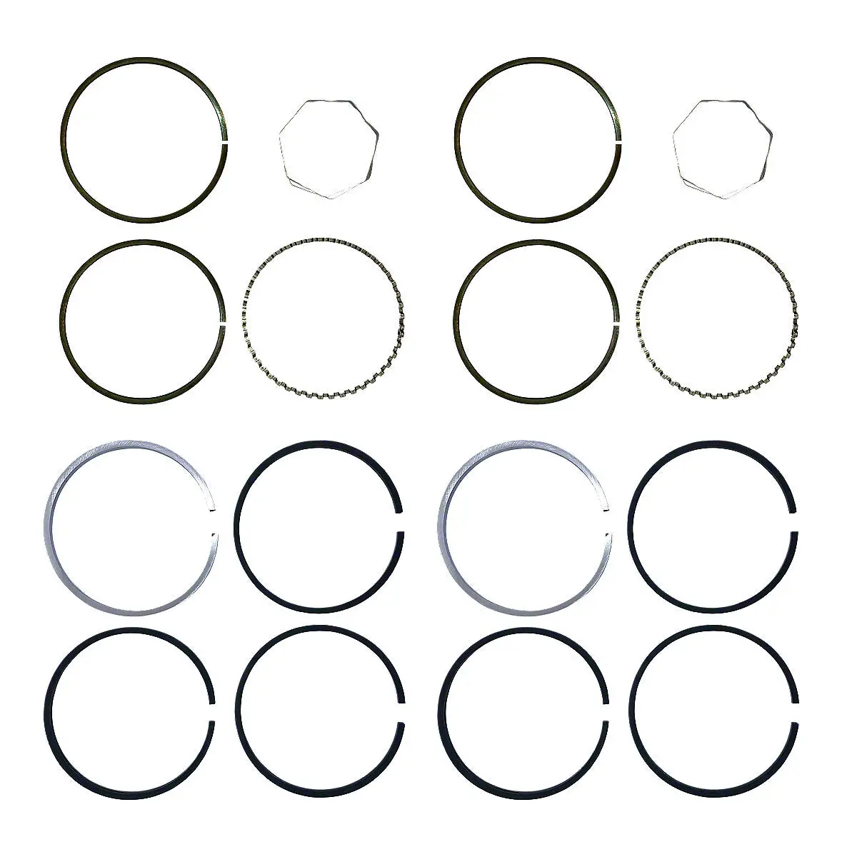 Piston Ring Set 5-1/2" Bore Fits John Deere A Ao Ar 60 Tractors 1