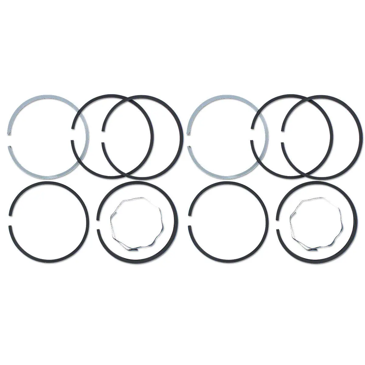 Piston Ring Set 4-11/16" Bore Fits John Deere B 50 Tractors 1