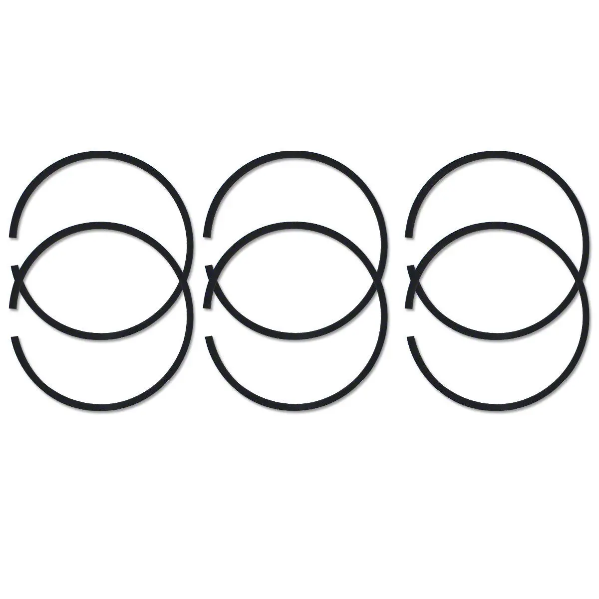 Piston Ring Set 3-1/2" Bore Std Fits John Deere La Tractors Al20222 1