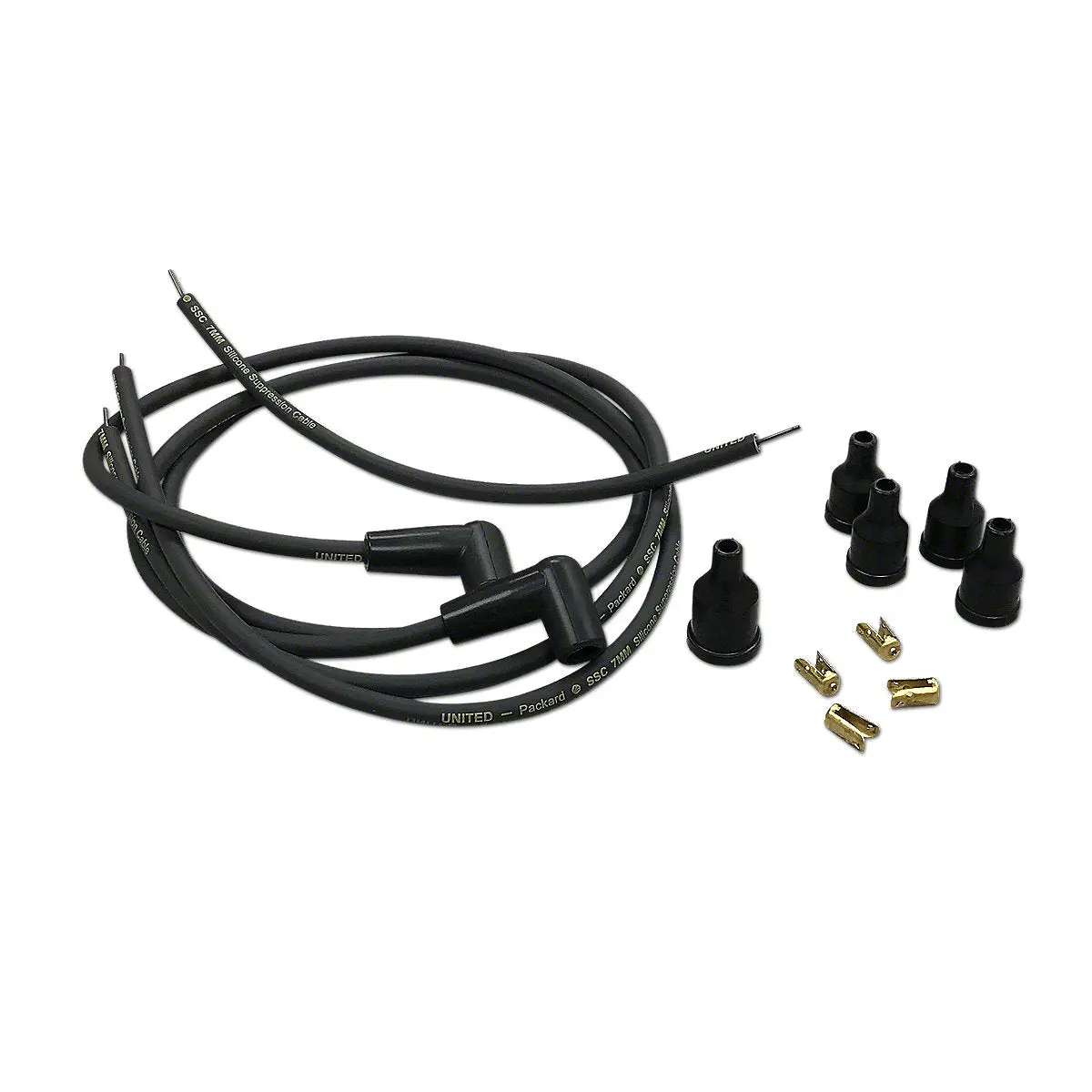 Spark Plug Wiring Set Fits John Deere Tractor | 2-Cylinder 90 Degree Boots 1