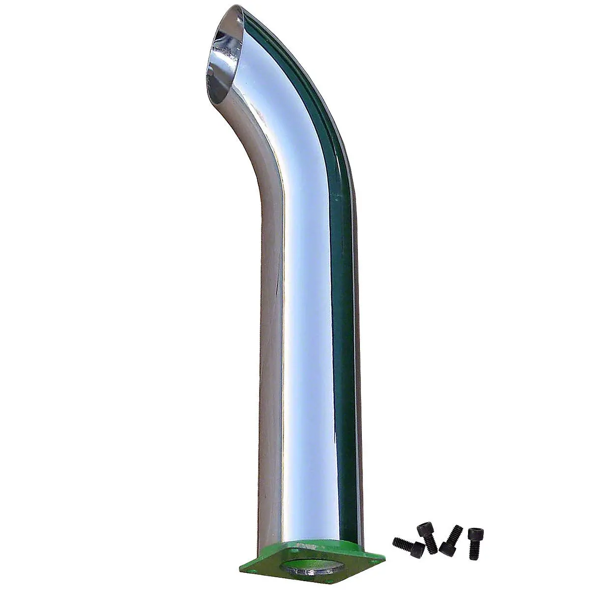 Chrome Exhaust Stack W/ Bend ( W/Out Indentation) Fits John Deere Tractor 1