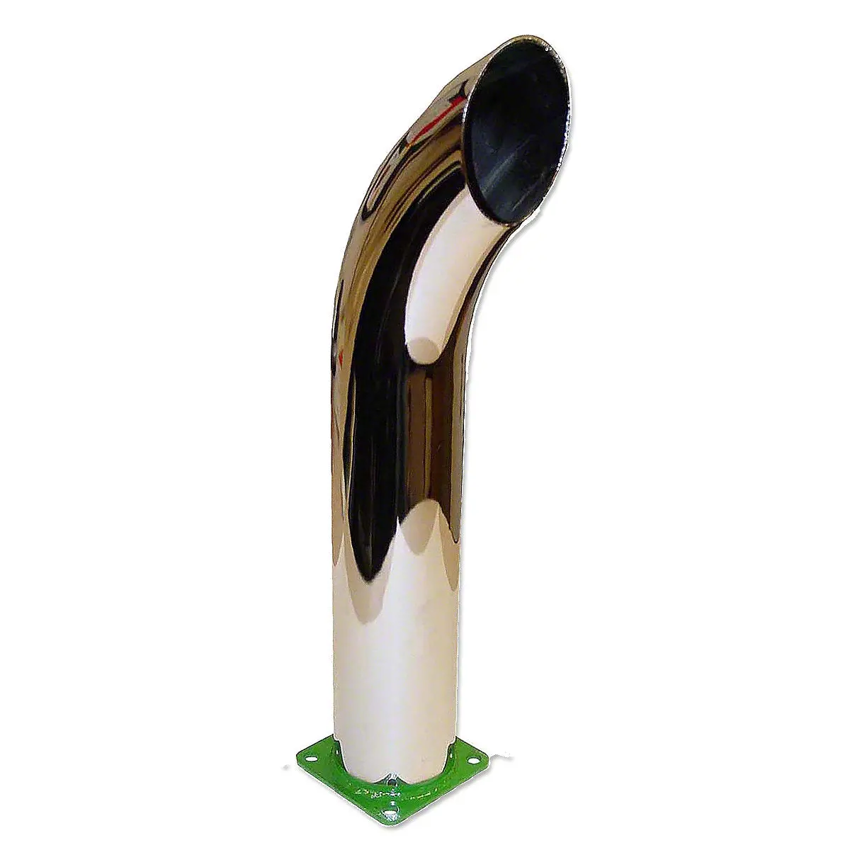 Chrome Exhaust Stack (W/ Bend) W/ Indentation Fits John Deere A Tractor 1