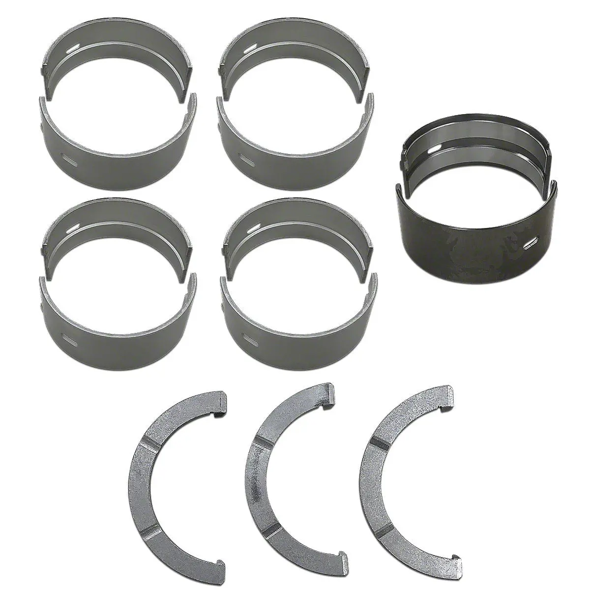 Ar49243 Ar77747 Main Bearing Set (For (3.372") Std Journal) Fits John Deere 1