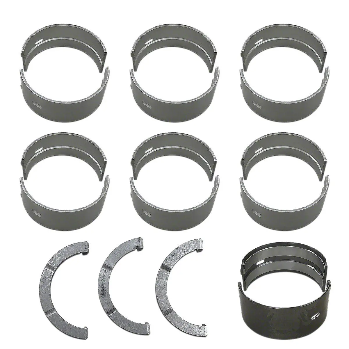 Ar49243 Ar77754 Main Bearing Set (For (3.372") Std Journal) Fits John Deere 1