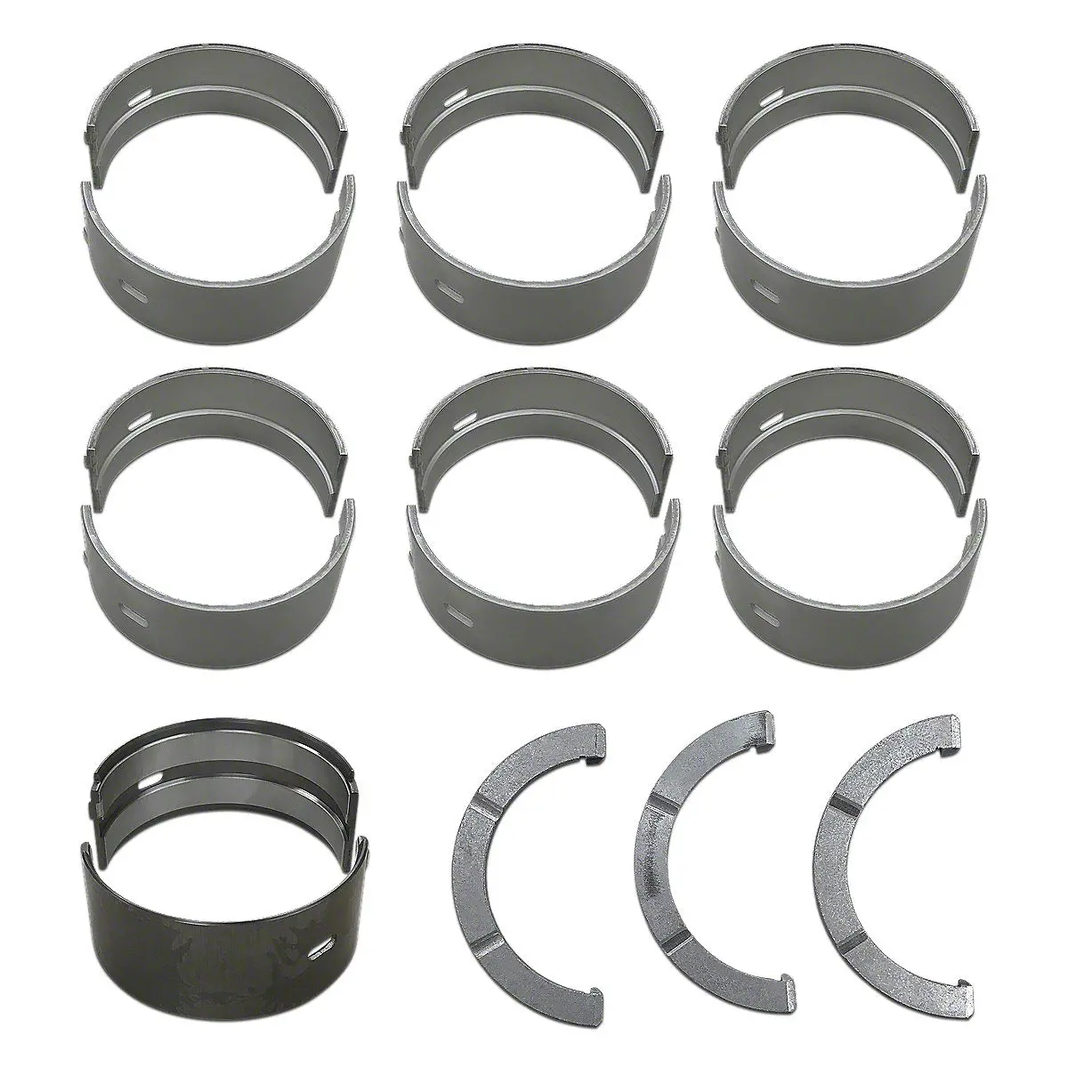 Ar49245, Ar77756 Main Bearing Set (For 0.010" (3.362") Journal) Fits John Deere 1