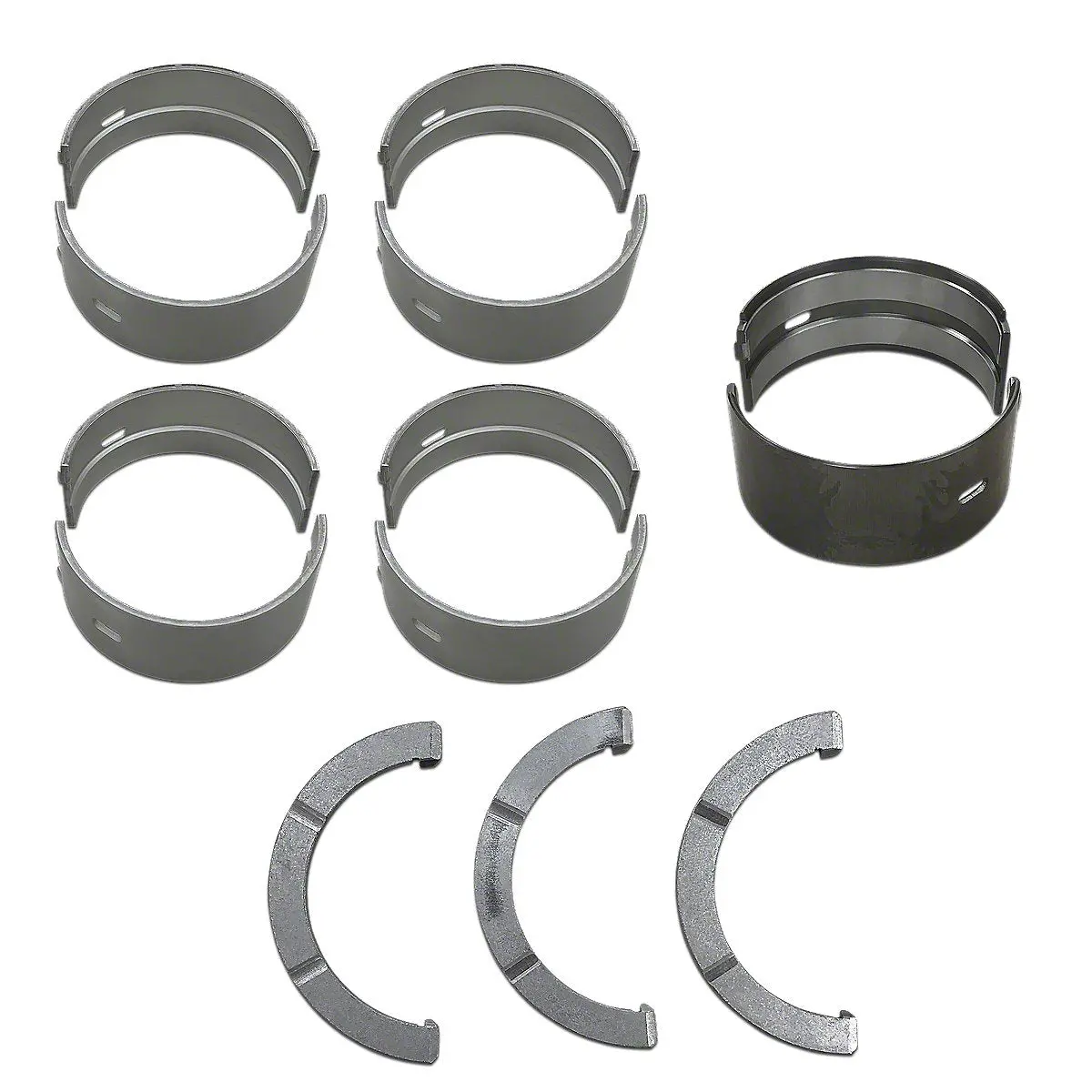 Ar49246, Ar77757 Main Bearing Set (0.020" (3.352") Journal) Fits John Deere 1