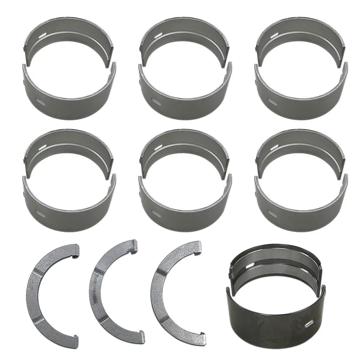 Ar77757, Ar77747 Main Bearing Set (0.020" (3.352") Journal) -Fits  John Deere 1