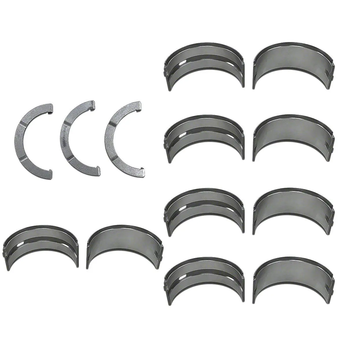 Ar74814, Ar77748 Main Bearing Set (For 3.372" Std Journal) -Fits  John Deere 1