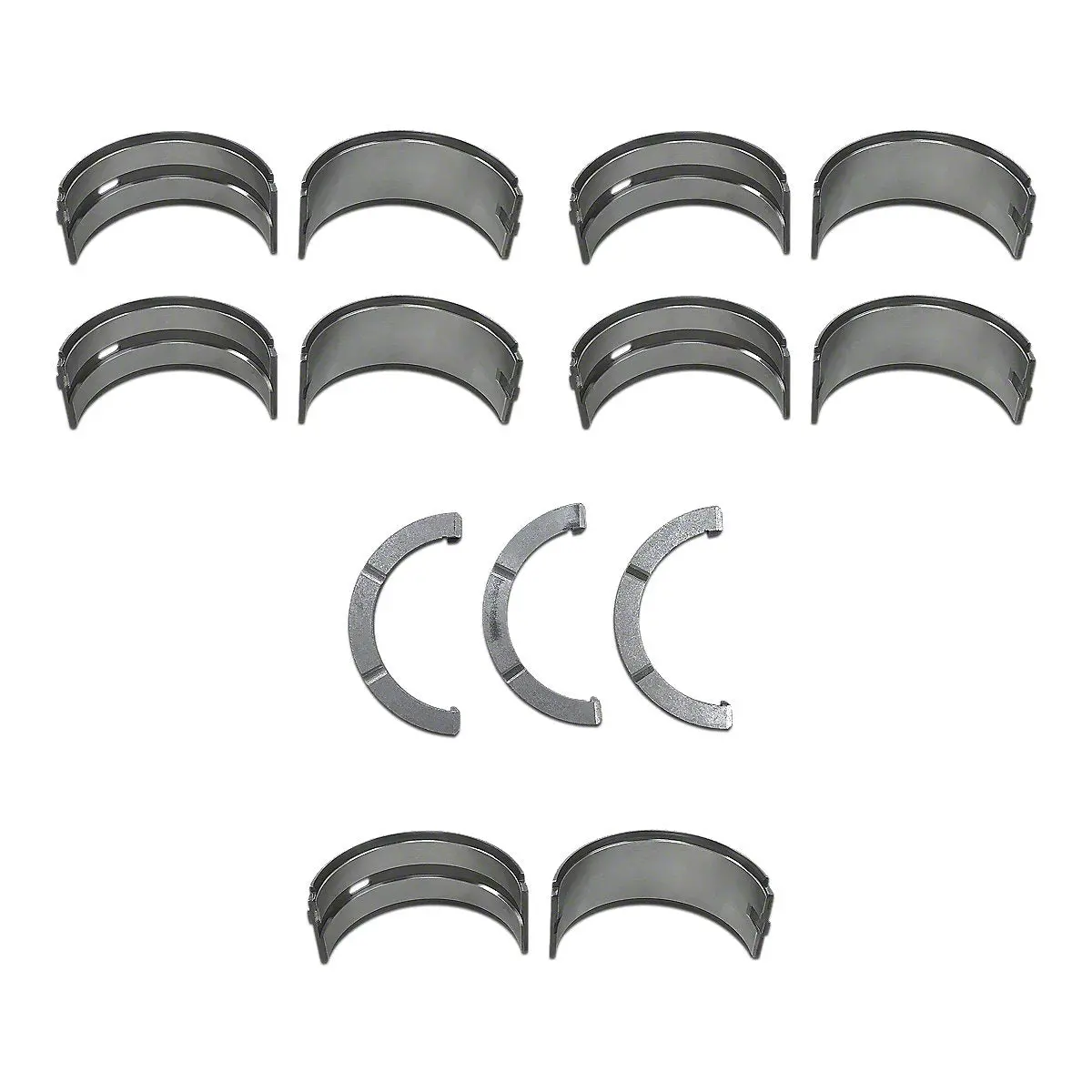 Ar74816, Ar77750 Main Bearing Set (For 0.010" (3.362") Journal) Fits John Deere 1