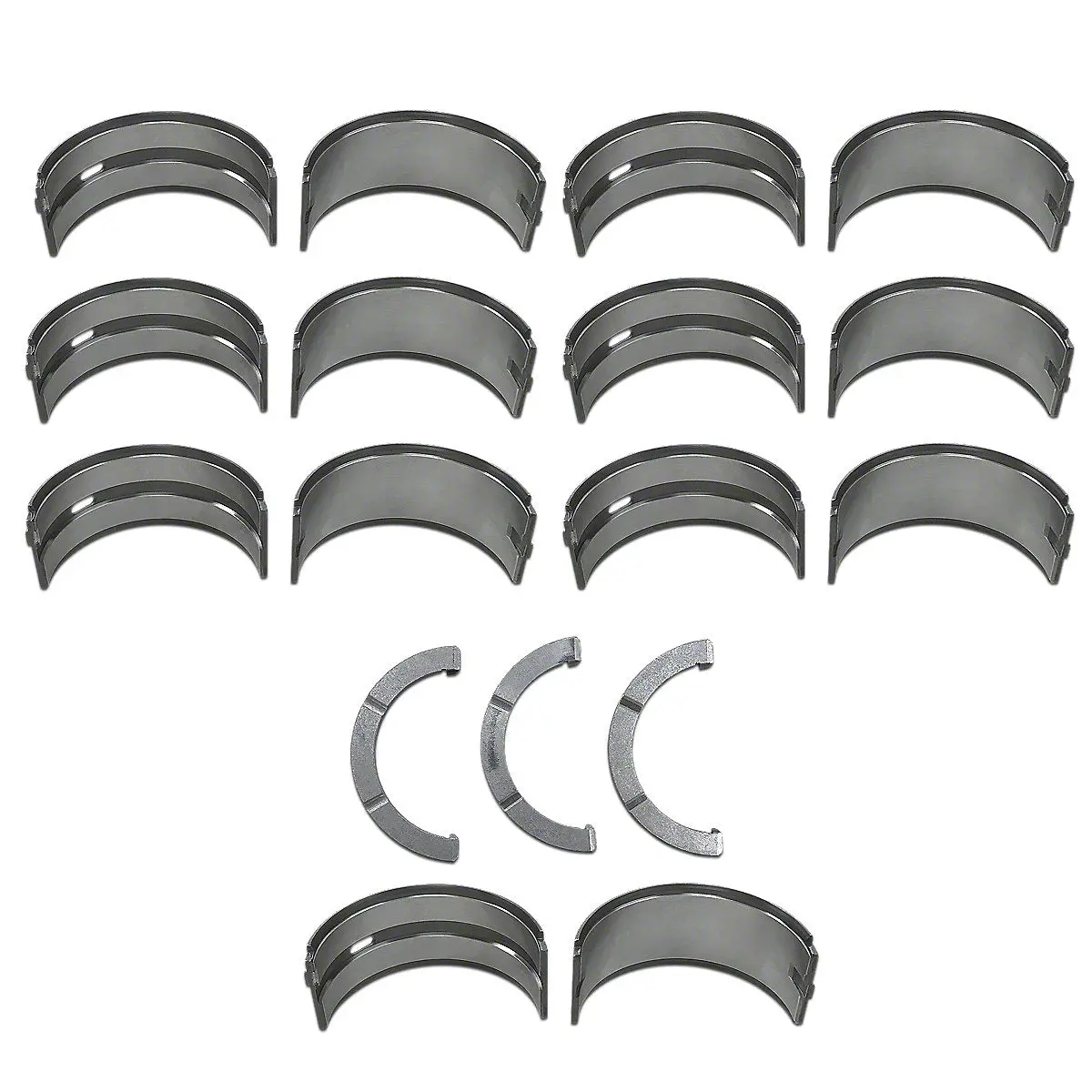 Ar74817, Ar77751 Main Bearing Set (For 0.020" (3.352") Journal) Fits John Deere 1