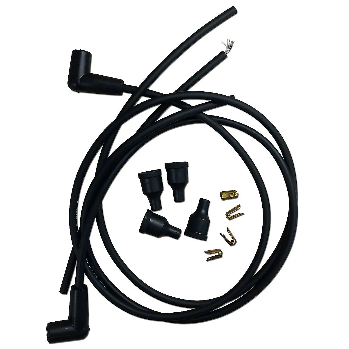 Spark Plug Wiring Set W/ 90 Degree Boots -Fits  John Deere 2-Cyl Tractor 1