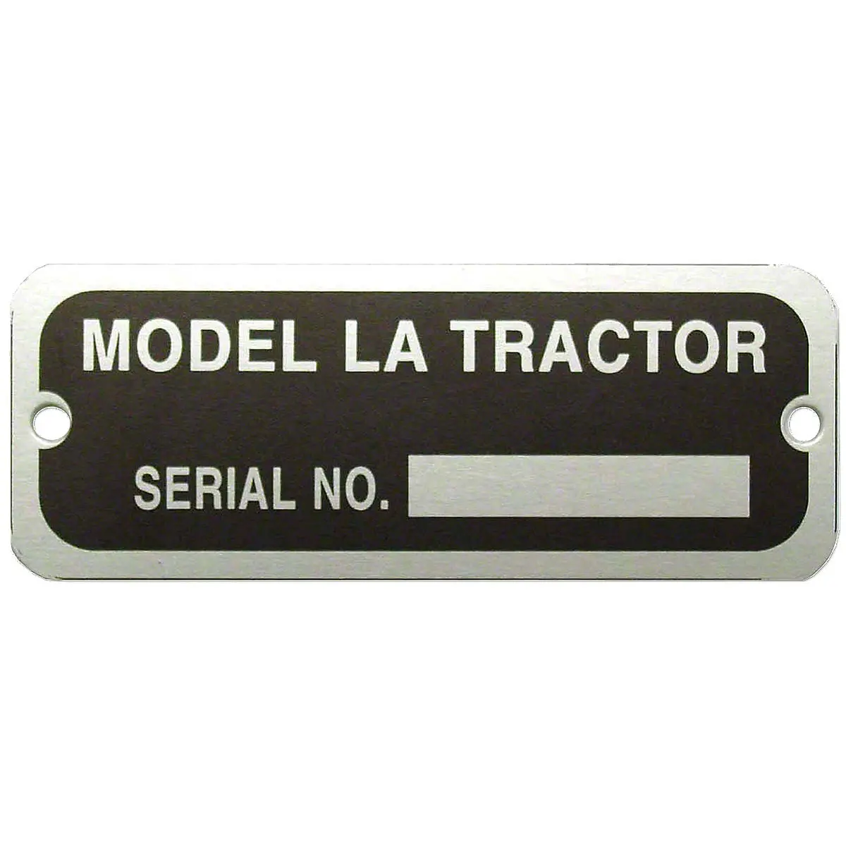 Serial Number Tag W/ Rivets -Fits  John Deere La Tractor 1