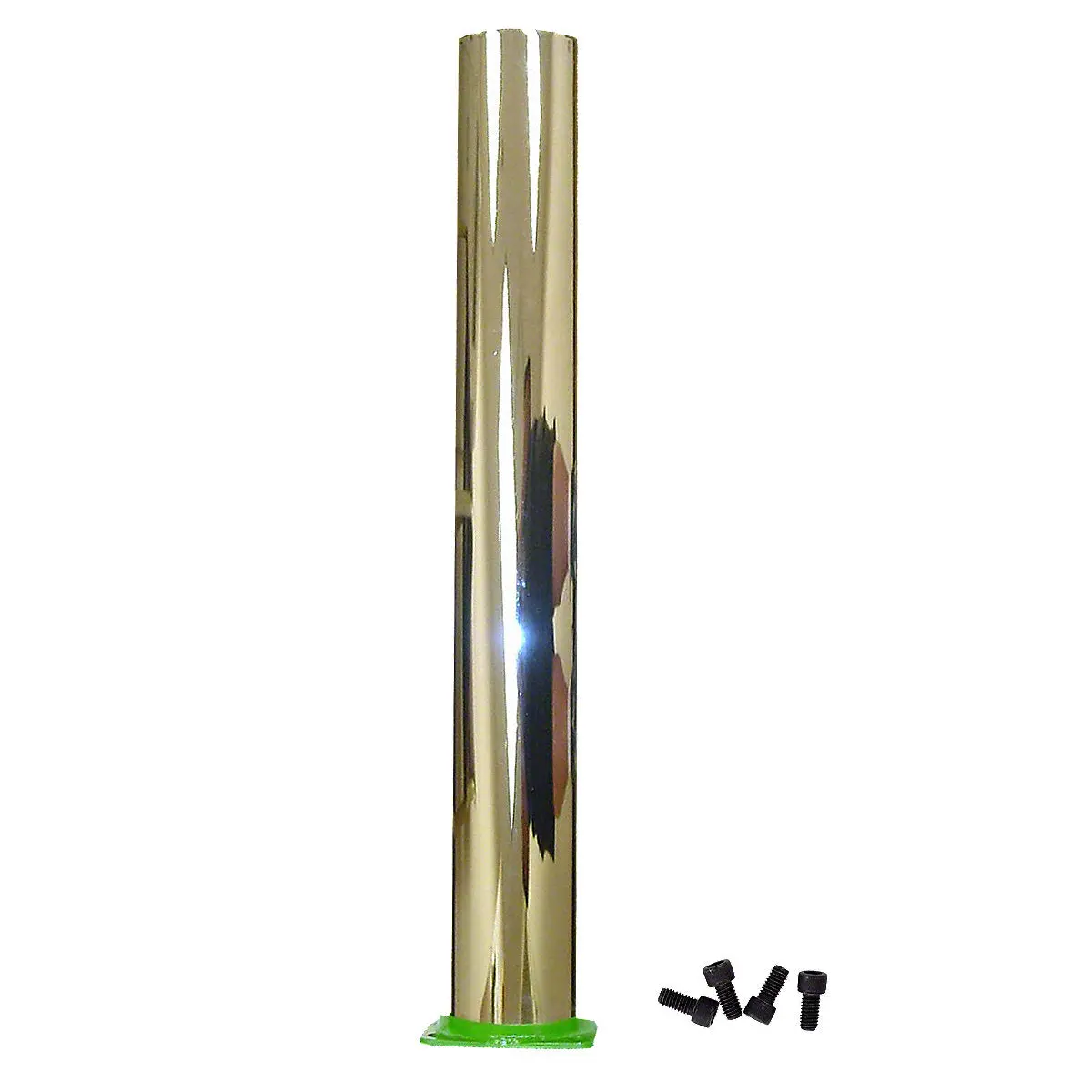 Chrome Exhaust Stack (Straight)  W/Out Indentation -Fits  John Deere  Tractor 1