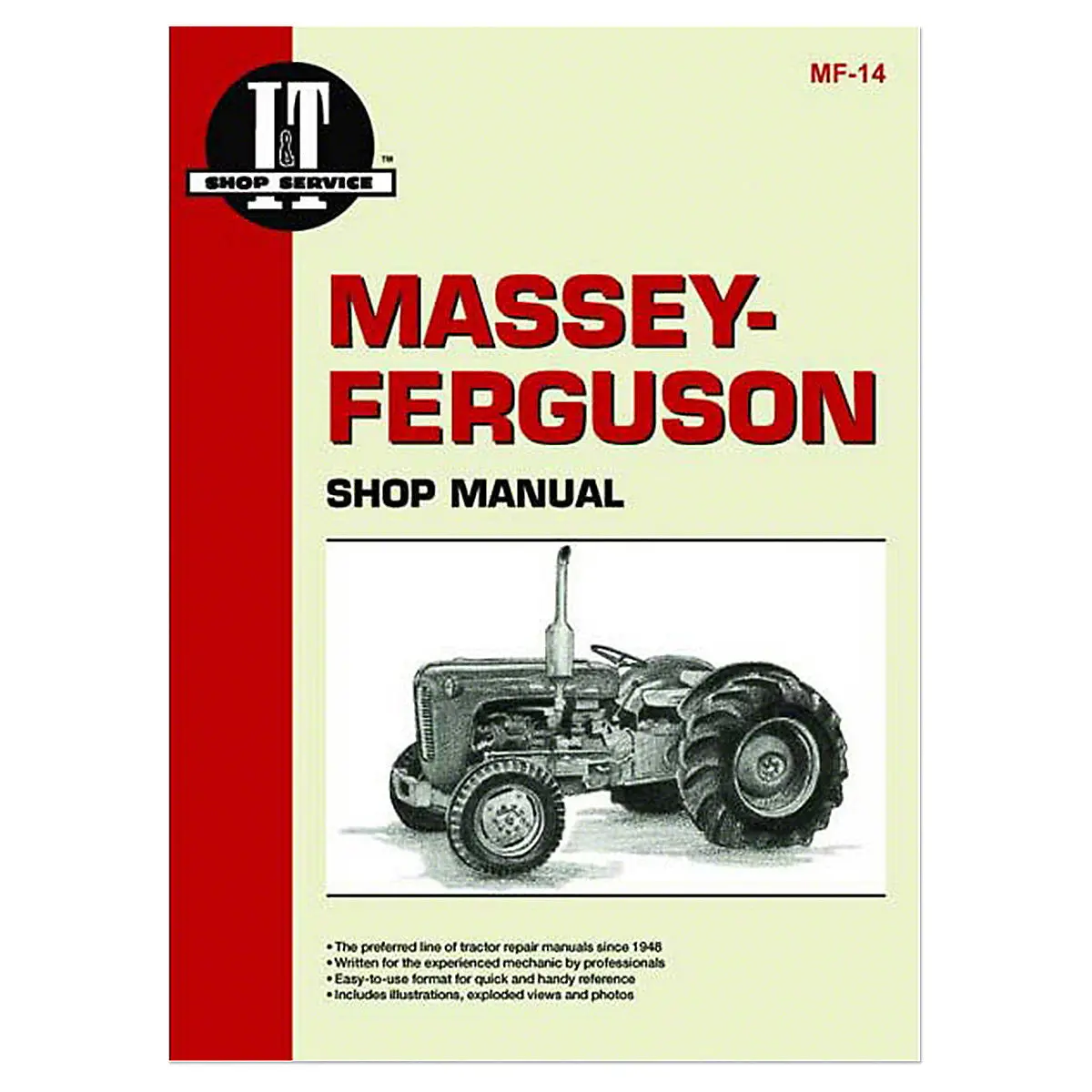 I&T Shop Service Manual For Massey Tractors | To35, F40, 35, 50, 202, 204, Mh50 1