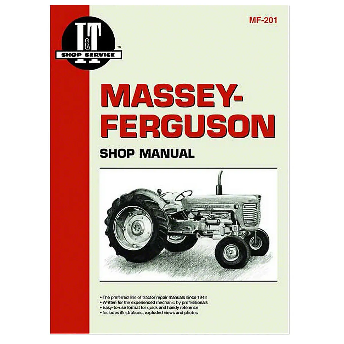 I&T Shop Service Manual For Massey Ferguson Tractors | 65, 85, 88, Super 90, 1080, 1100, 1105, 1130, 1135, 1155 1