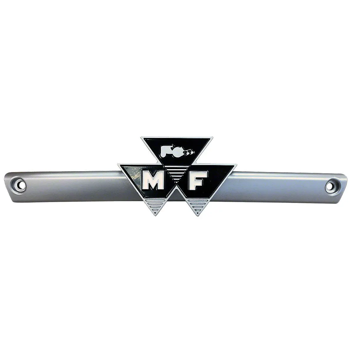 Center Nose Cone Bar W/ Plastic Emblem Fits Massey Tractor | 194235M1 1