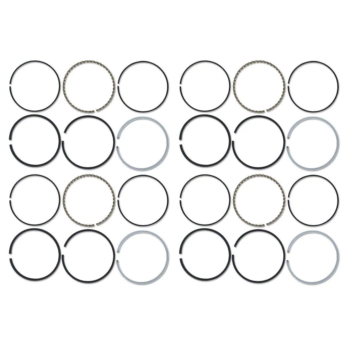 Piston Ring Set 3-5/16" Bore Fits Massey Tractor | Te20, To20 1