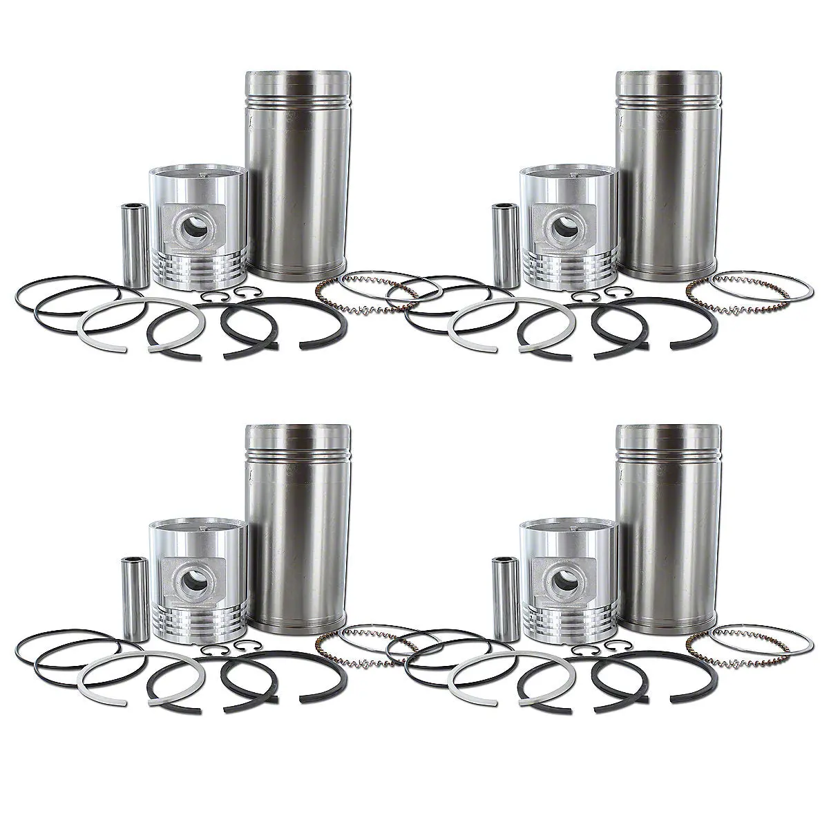 Sleeve & Piston Kit 3-5/16" Overbore Fits Massey | 830640M91, 1751383M91, Pk106 1