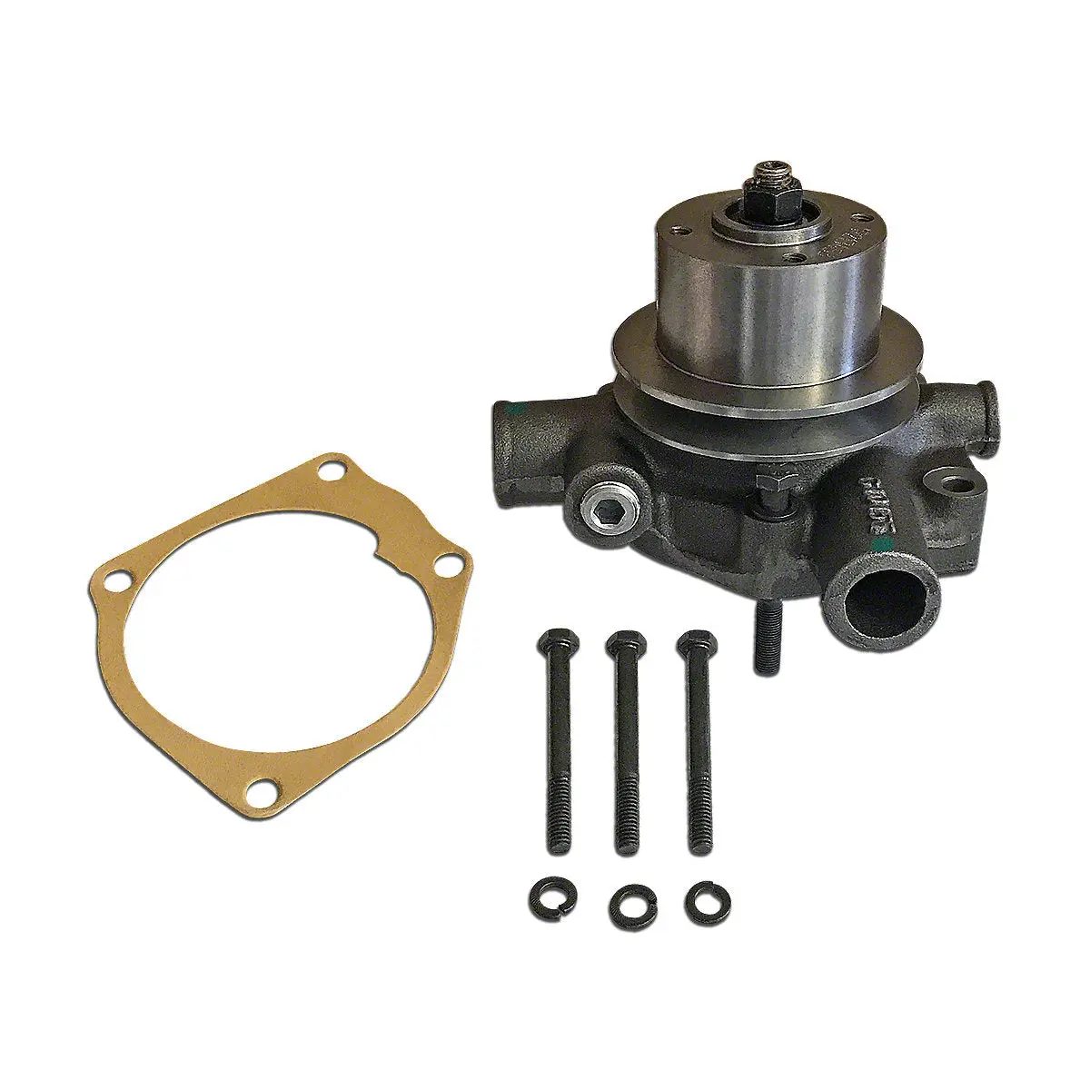 Water Pump W/ Pulley Fits Massey Tractor | 731807M92, 731807M91, 739692M91, 740611M91, 740611V91, 3641250M91, 3641250V91 1