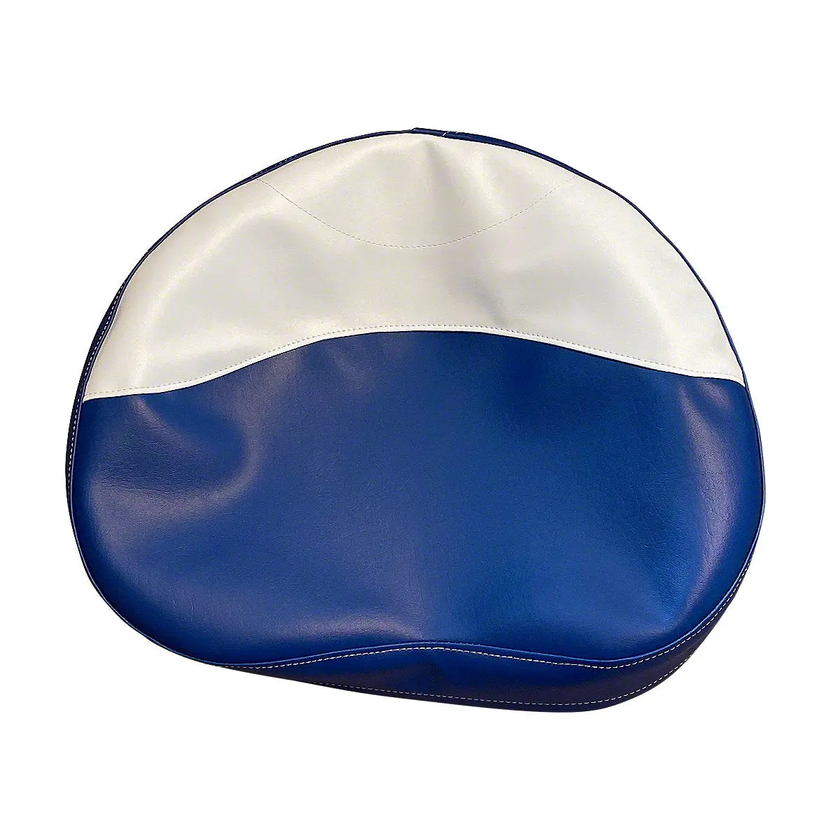 Blue & White Tractor Seat Pad Fits 19" Pan 1