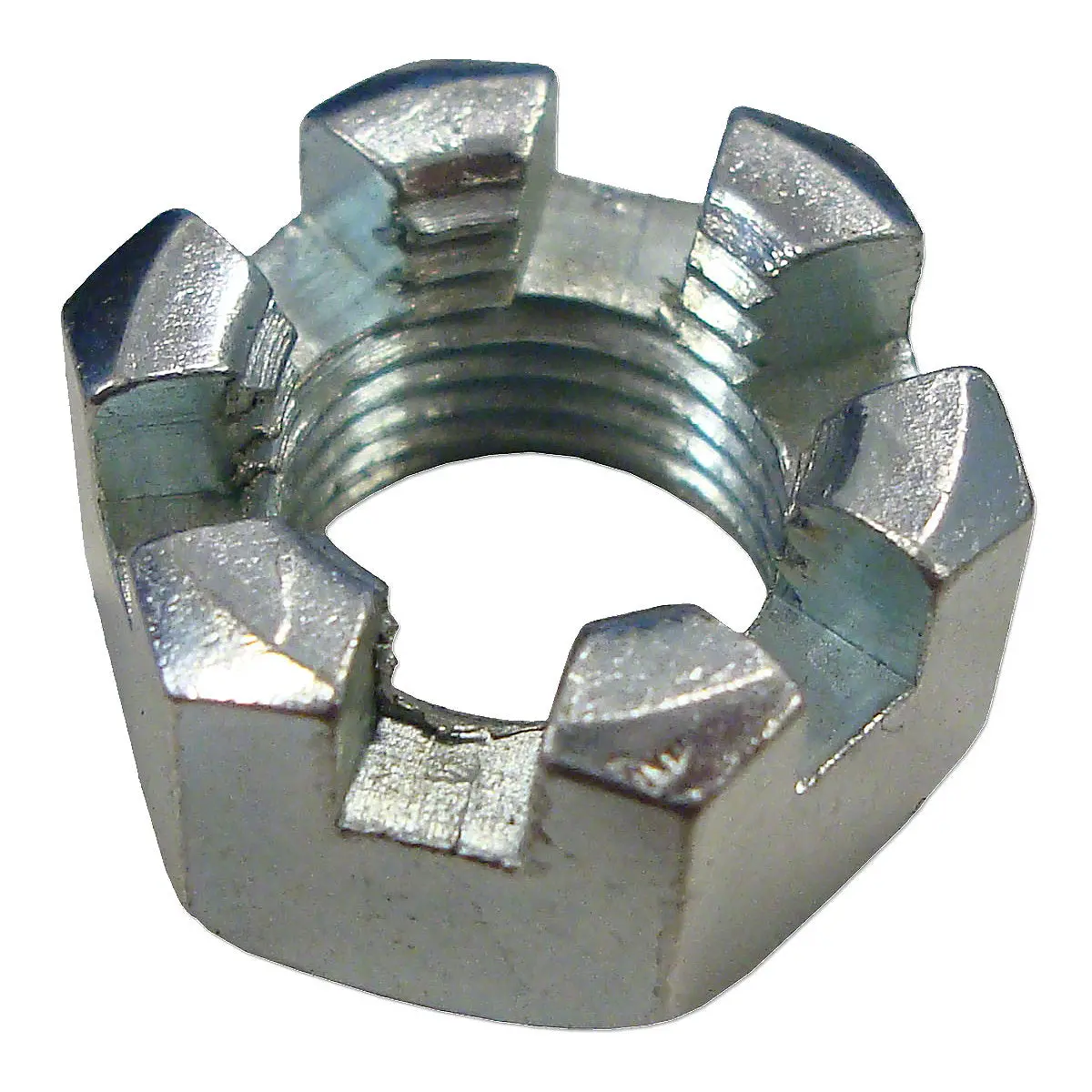 Slotted Hex Nut Fits International Tractor | 7/16” - 20 Nf | 125357, 272071, 272312 1