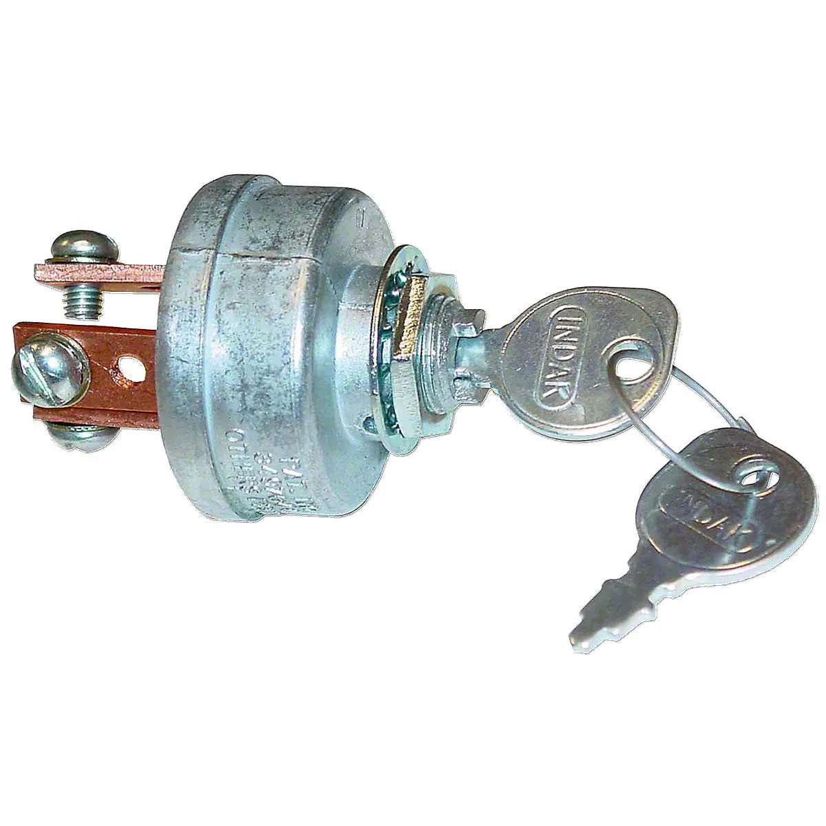 3-Position Ignition Key Switch W/ 2 Keys Fits Minneapolis Moline Tractor | 10A22293 1