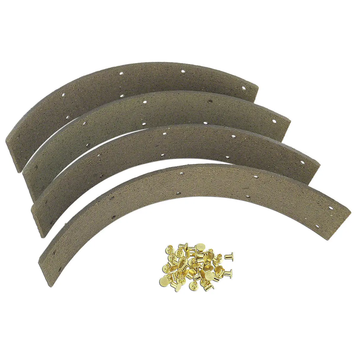 Brake Lining Kit W/ Rivets (Set Of 4) Fits Minneapolis Moline Tractor | Jt9170 1