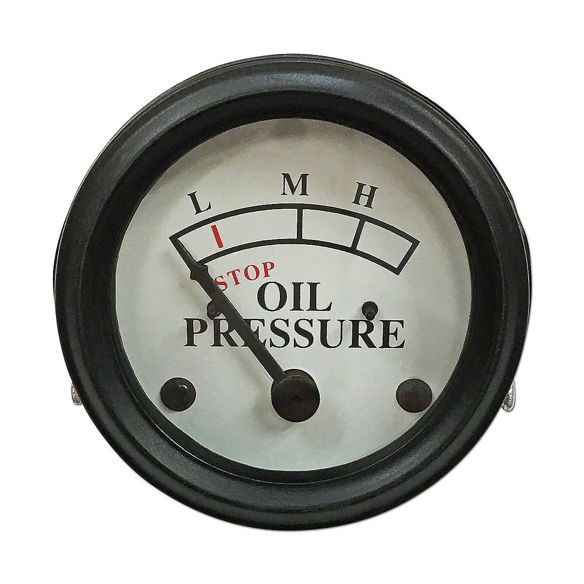 Oil Pressure Gauge (0-25 Psi) With White Faceplate Fits John Deere Tractor | Ab1549r 1