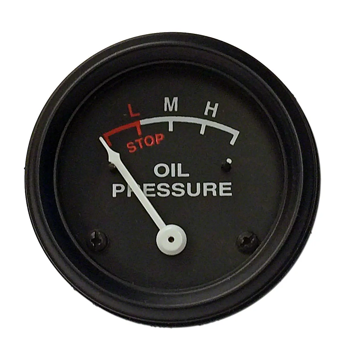 Oil Pressure Gauge(0-30 Psi) Black Faceplate Fits John Deere Tractor | Am284t 1