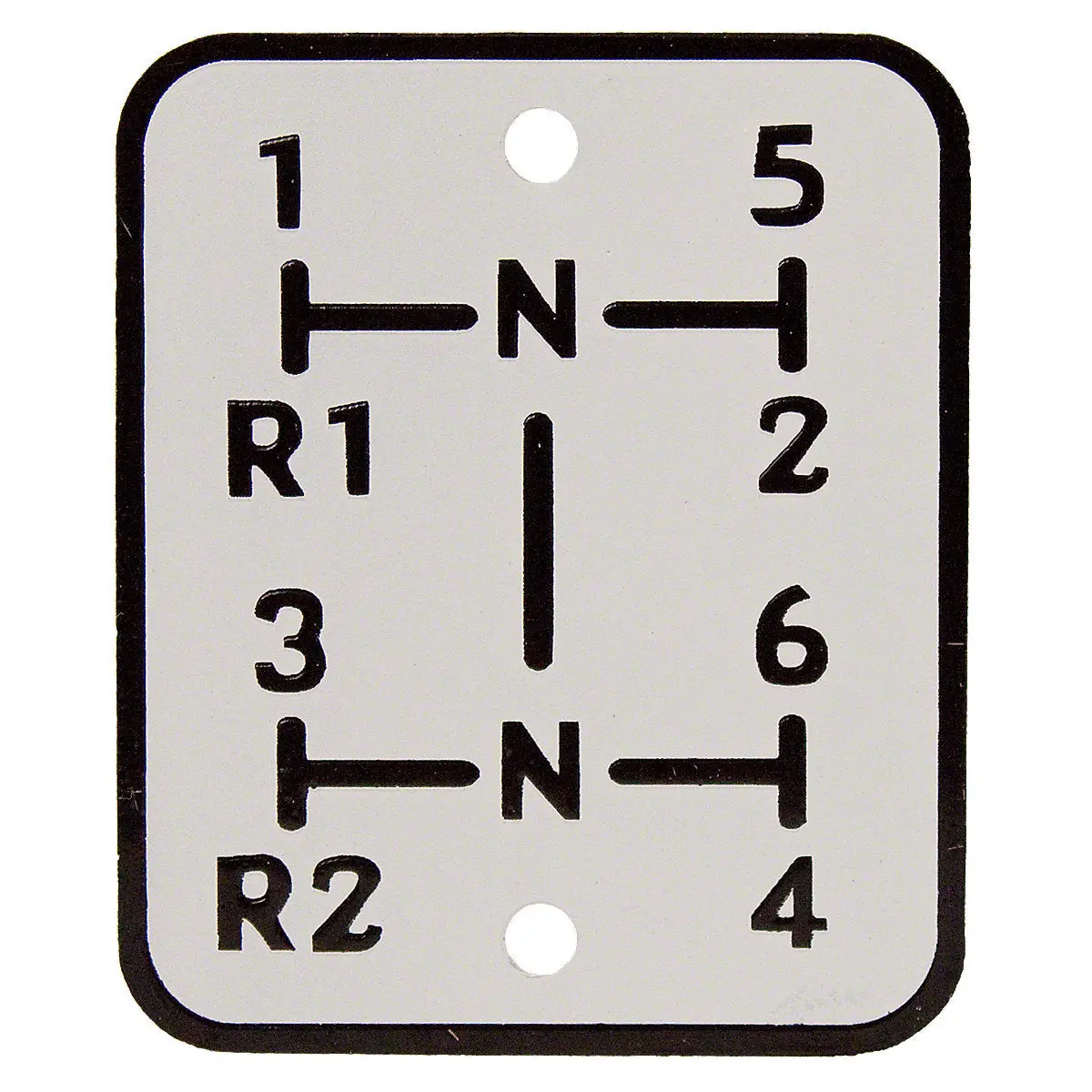 Shift Pattern Plate Fits Oliver 550 Tractor| 101433A 1